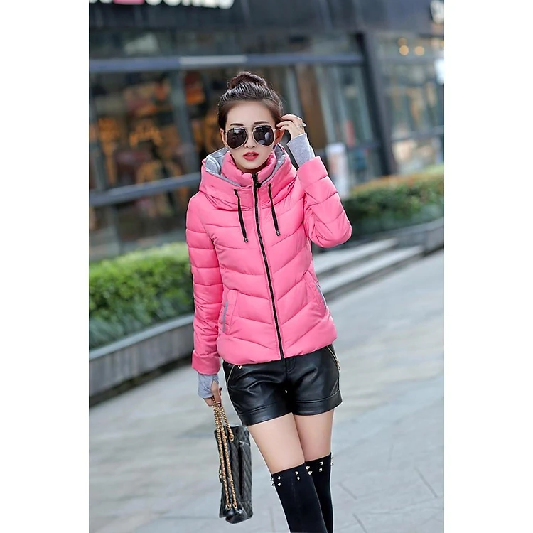 Áo phao nữ trần bông 3 lớp - Ảnh 9