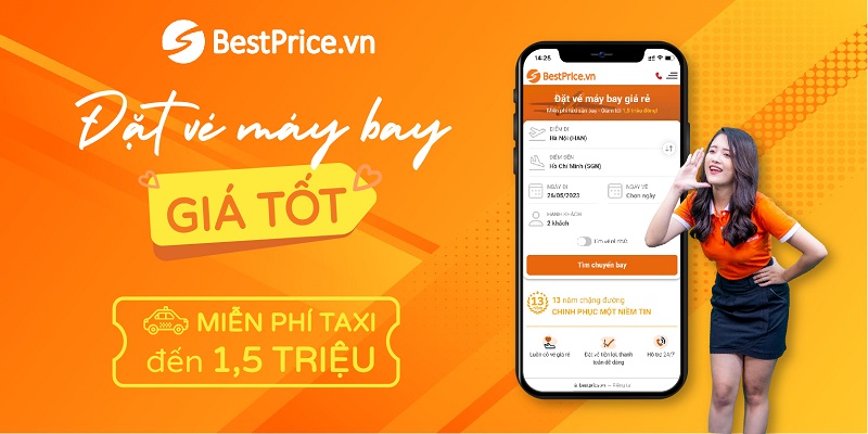 dịch vụ vé máy bay bestprice siêu tiết kiệm