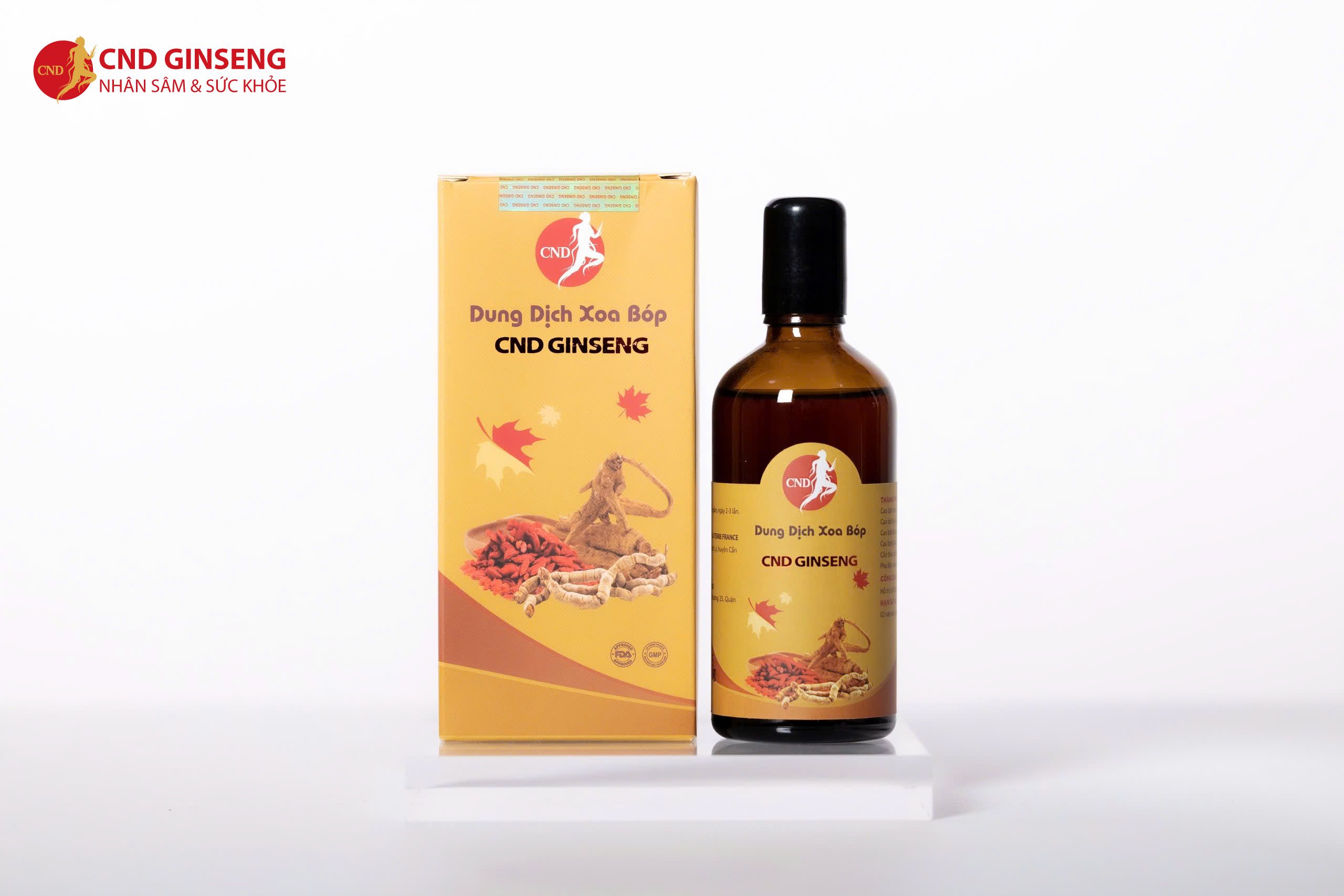 dung dịch xoa bóp CND Ginseng