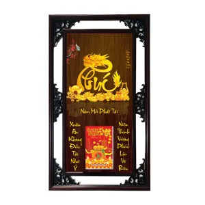 lịch gỗ treo tường 2025