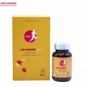 Viên uống nhân sâm CND Ginseng gold hộp 60 viên